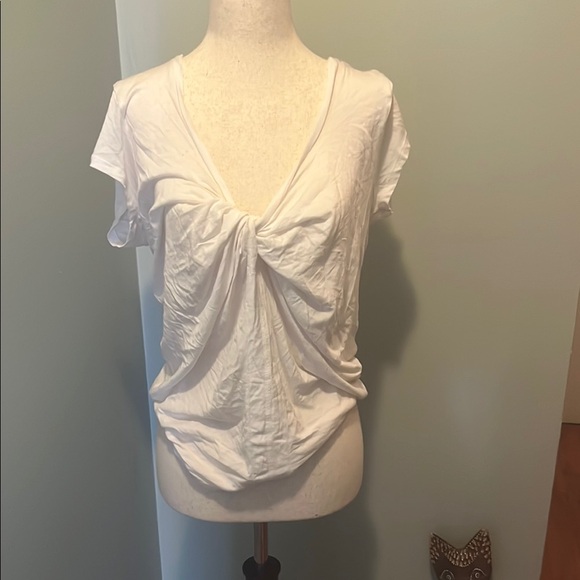 Free People Tops - Free People White Women's Knot Front Top